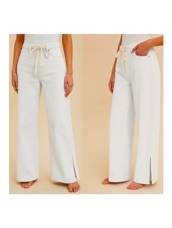 Anniewear Denim - Anniewear White Wide-Leg Pants